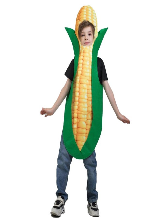 DSplay Unisex Kids Corn Costumes Funny Crops Corn Tunic for Girls Boys Halloween Costumes (10-12 years old) - Image 3