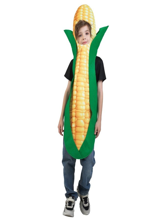 DSplay Unisex Kids Corn Costumes Funny Crops Corn Tunic for Girls Boys Halloween Costumes (10-12 years old) - Image 4