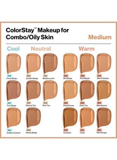 Revlon Professional Colorstay Liquid Foundation Makeup for Combination/Oily Skin SPF15 Medium to Full Coverage (30ml) Matte Finish, Buff (150) Unisex  - Image 5