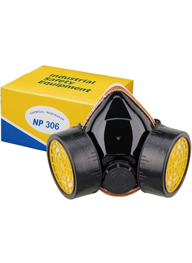 Workman Safety Respirator CM 1001 Single - NP 305, Protective Face Mask for Dust, Fumes, and Allergens, Industrial Respiratory Protection, Adjustable, Comfortable 