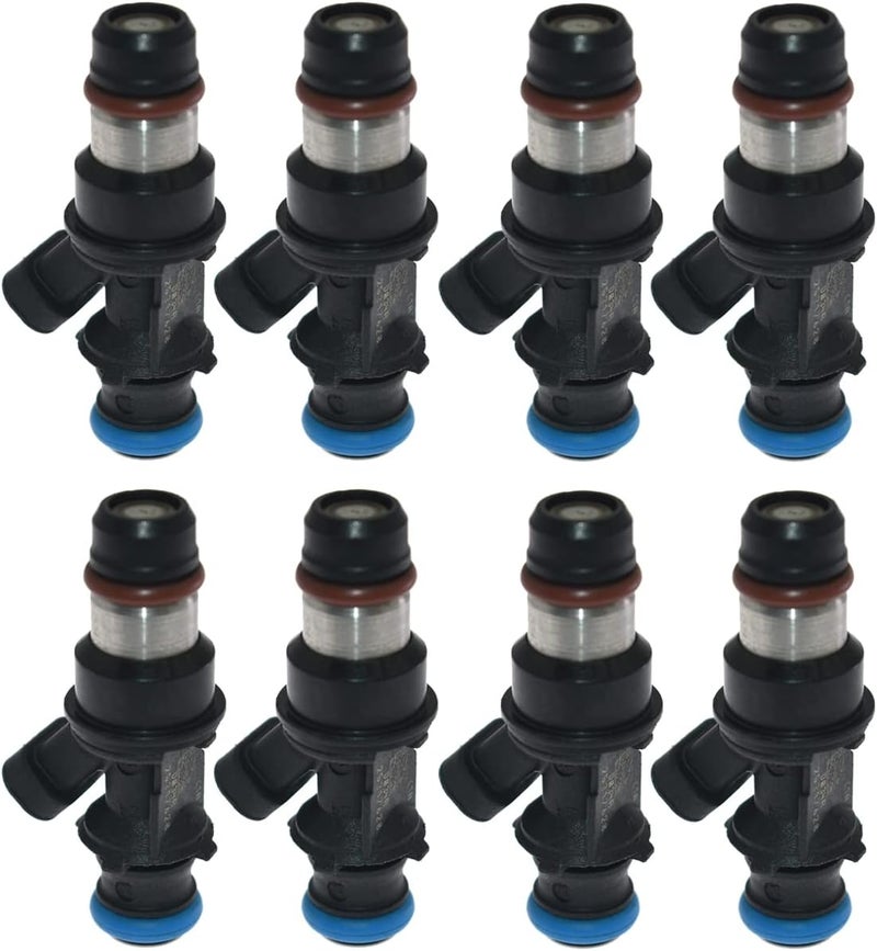 SIKEIT 8PCS Fuel Injectors for Delphi 01-07 GM Chevy GMC Truck 4.8L 5.3L 6.0L - Image 1
