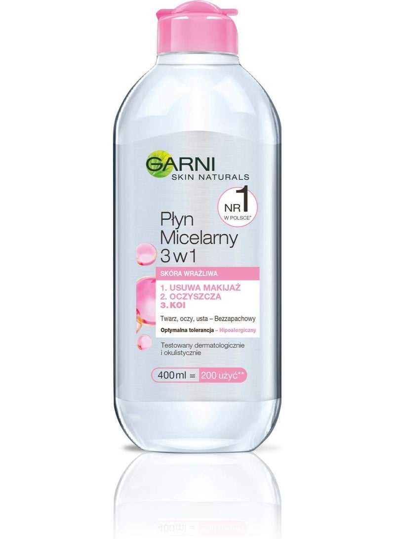 Garni Micellar Cleansing Water Makeup Remover 400ml - Image 1