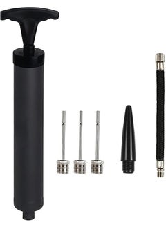 Garlo Portable Hand Air Ball Pump Inflator Kit with Needle, Nozzle, Extension Hose for Soccer Basketball Football Volleyball Water Polo Rugby Exercise Sports Ball Balloon Swim Inflatables  - Image 1