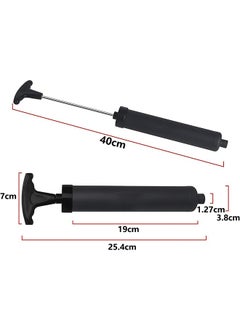 Garlo Portable Hand Air Ball Pump Inflator Kit with Needle, Nozzle, Extension Hose for Soccer Basketball Football Volleyball Water Polo Rugby Exercise Sports Ball Balloon Swim Inflatables  - Image 5