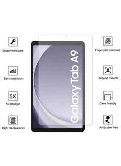 HEXABEX Screen Protector Samsung Tab A9 8.7'' Tempered Glass HD Screen Protector for Samsung Galaxy Tab A9 X110/X115 8.7" Clear  - Image 1