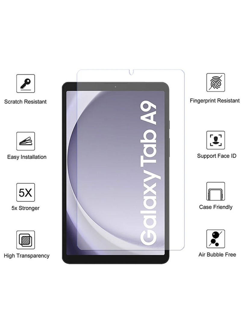 HEXABEX Screen Protector Samsung Tab A9 8.7'' Tempered Glass HD Screen Protector for Samsung Galaxy Tab A9 X110/X115 8.7" Clear  - Image 1