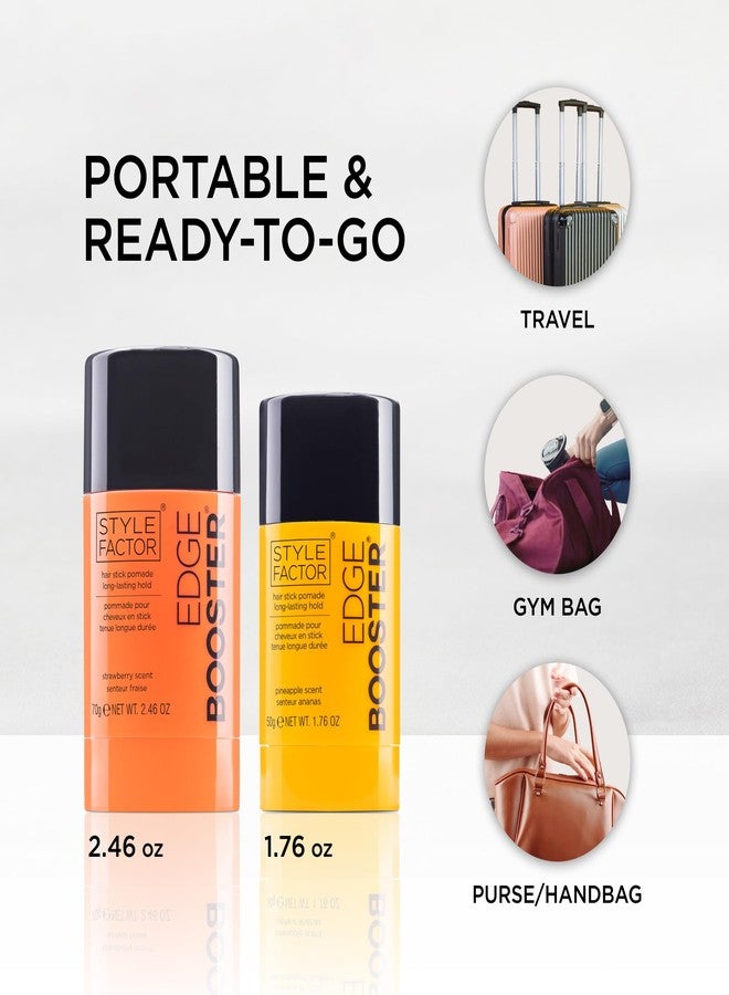 ستايل فاكتور إيدج بوستر، شمع تصفيف الشعر على شكل عصا مع شمع العسل | تثبيت قوي للشعر المتطاير، وحواف الشعر، والشعر الصغير للحصول على تسريحات أنيقة مثل الكعكة وذيل الحصان | هدية مثالية للنساء والأمهات والفتيات والمراهقات | لون الخوخ الحلو - Image 5