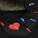 INTEGEAR 2 Decks Plastic Playing Cards Premium Plastic Waterproof Black Playing Poker Cards Professional Luxury Deck of Cards for Adults - Image 4