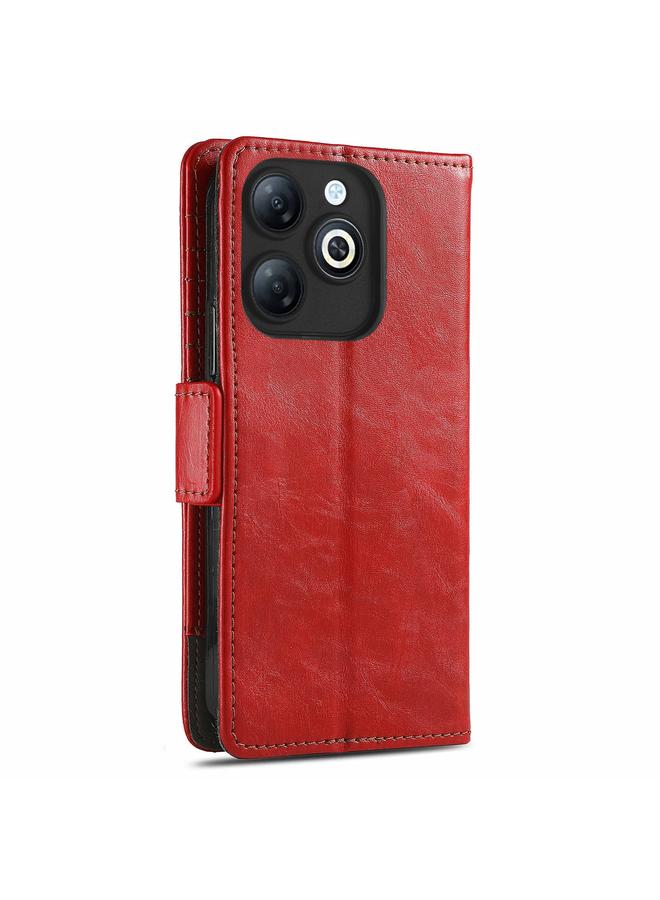 Zaboon Case For Infinix Smart 8 CaseNeo Splicing Dual Magnetic Buckle Leather Phone Case - Image 3