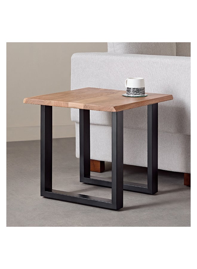 Home Box Costa Live Edge Solid Wood Top End Table 55 x 50 x 55 cm  - Image 2
