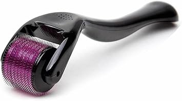 Derma Roller 05mm Beard Roller Titanium Micro Needling Roller for Men and Women 540 05mm Titanium Needles Beard Growth Roller for Stimulate Hair Growth Facial Skin Care Scar Removal - Image 1