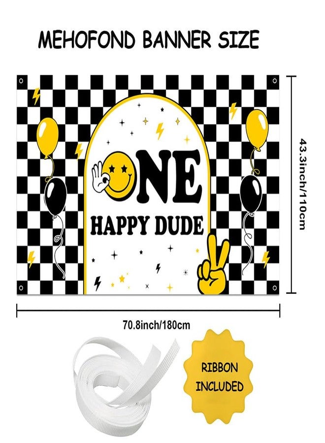 ميهوفوند لافتة خلفية "طفل سعيد" من MEHOFOND، مقاس 6 × 3.6 قدم، مثالية لجلسات التصوير في حفلات أعياد الميلاد الأولى للأولاد والبنات حديثي الولادة، ولتزيين حفلات استقبال المولود الأول. - Image 2