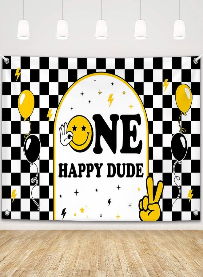 ميهوفوند لافتة خلفية "طفل سعيد" من MEHOFOND، مقاس 6 × 3.6 قدم، مثالية لجلسات التصوير في حفلات أعياد الميلاد الأولى للأولاد والبنات حديثي الولادة، ولتزيين حفلات استقبال المولود الأول. - Image 1