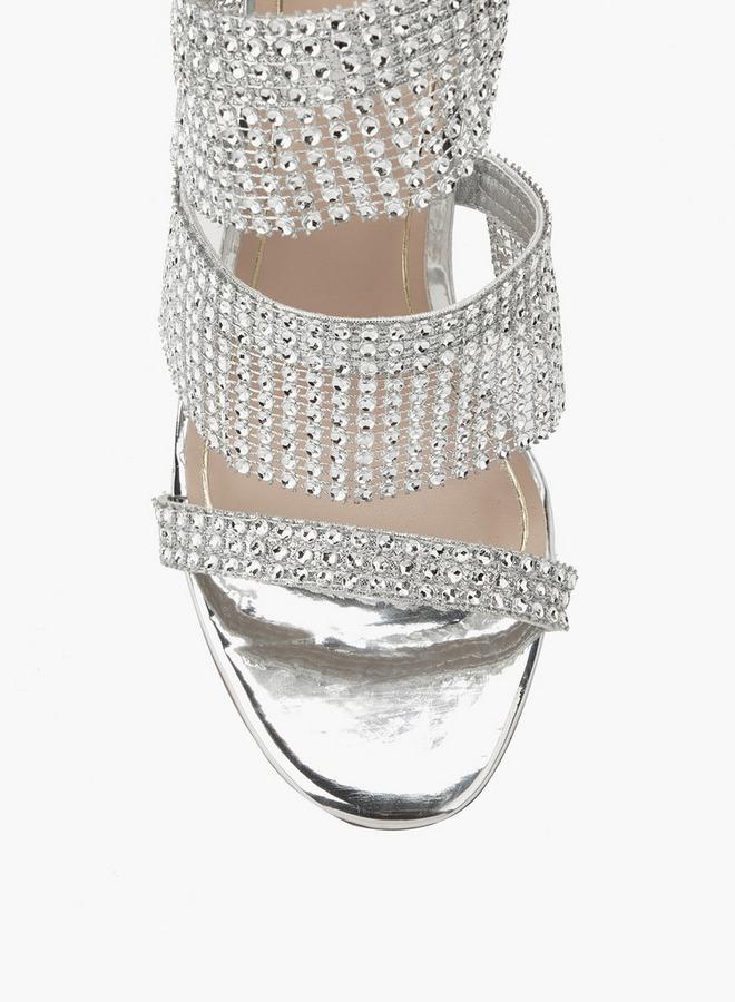 سيليست صنادل نسائية بحزام مرصع - Image 3