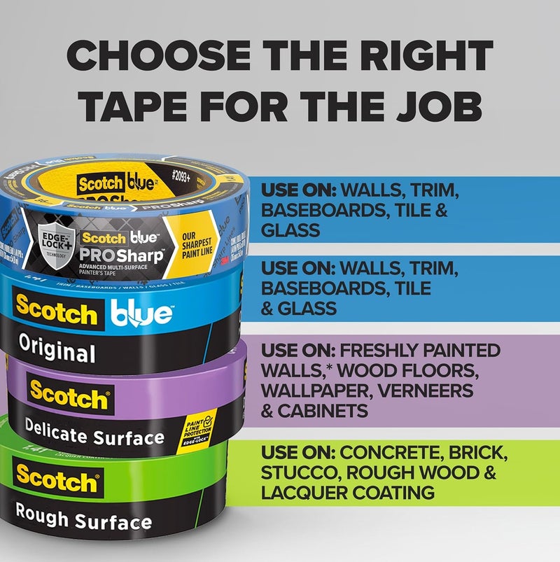 Scotch Blue Original Multi-Surface Painter's Tape - 24mm x 54.8m - Image 3