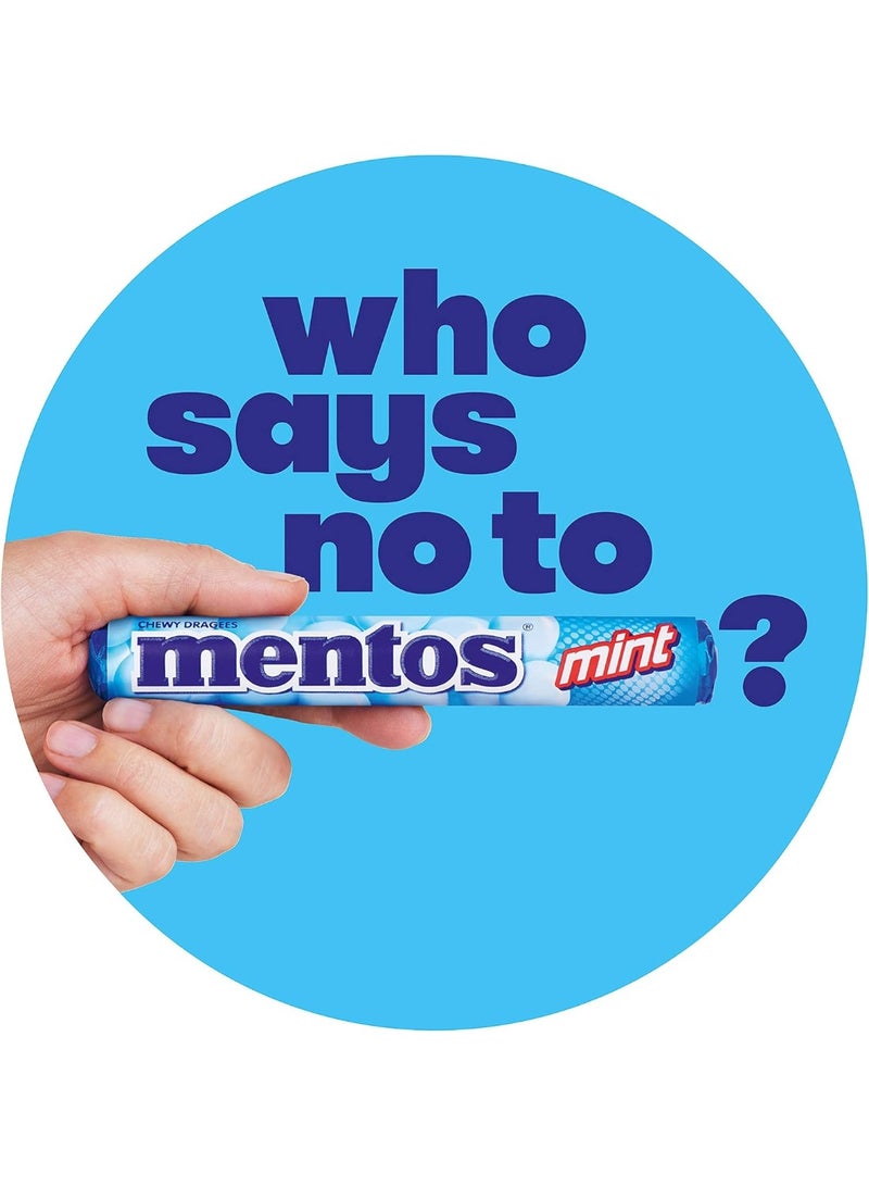 Mentos Mint Roll Candy 29g Pack of 14 - Image 3