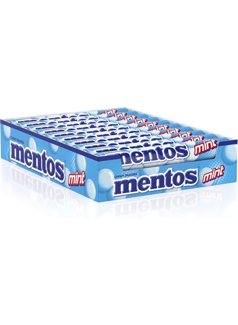 Mentos Mint Roll Candy 29g Pack of 14 - Image 1