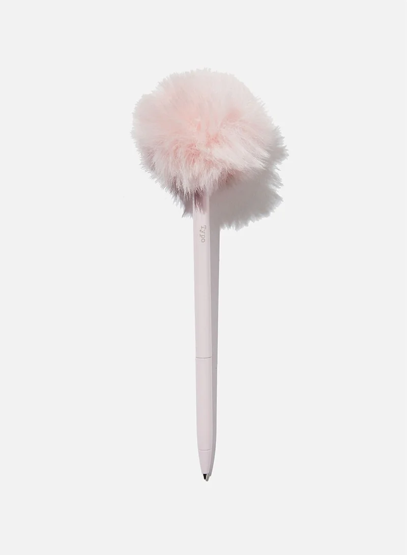 Typo Whisper Pink Fluffy Pen
