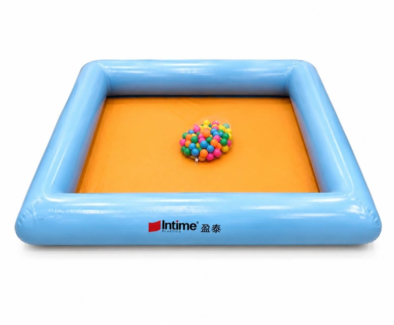 Intime 2-in-1 big Inflatable swimming poll & Sand Play Pool for Kids 200*200*30 cm | Durable Indoor & Outdoor Play Center | Spacious Family Play Pool - Image 5
