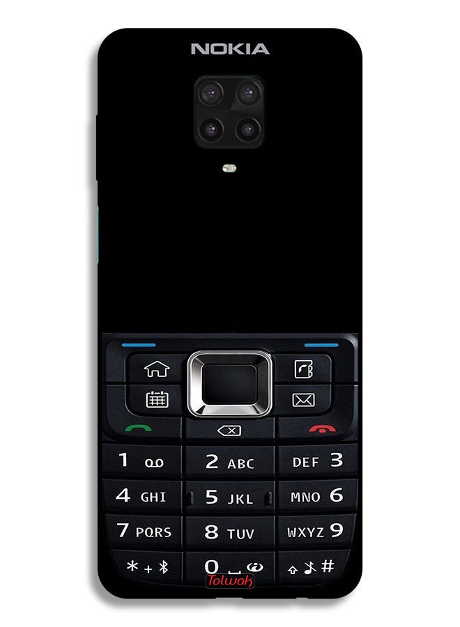 Tolwak Xiaomi Redmi Note 9S Protective Case Cover Old Phone Pattern - Image 2