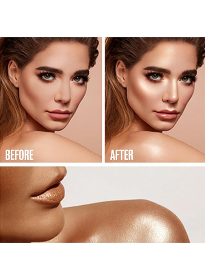lakerain Face Body Highlighter 7.5ml - Body Luminizer - Liquid Luminizer - All In One Makeup Liquid Illuminator - Waterproof Moisturizing Light Shimmer Illuminator for Face and Body (Moonlight) - Image 2