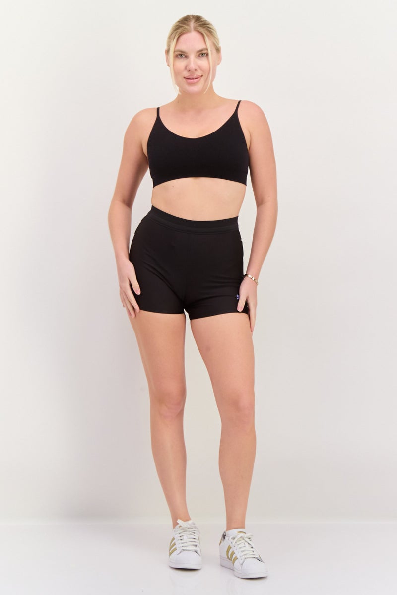 PUMA Women Sportswear Fit Drawstring Training Shorts, Black - Image 4