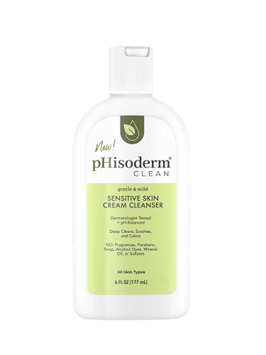 pHisoderm Clean Sensitive Skin Cream Cleanser  6 Fl Oz - Image 1