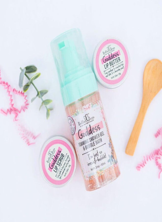 Bella and Bear Bella & Bear Goddess MIdi Bath & Body Gift Set with Foaming Shower Gel & Bubble Bath, Body Scrub & Lip Scrub and Lip Butter - Gift - Women - Image 4