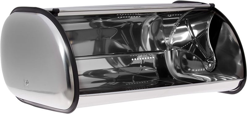 Home-it Stainless Steel Bread Box for kitchen, bread bin, storage holder 16.5x10x8 - Image 3