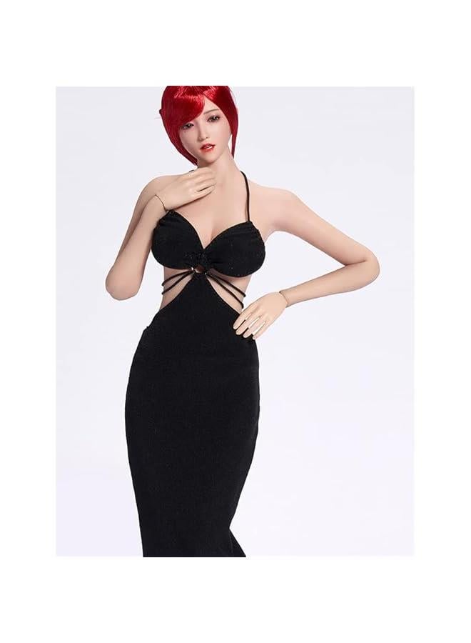 1/6 Scale Female Evening Dress Outfit Costume for 12 inch Female Seamless Action Figure Phicen/TBLeague ZY22  - Image 3
