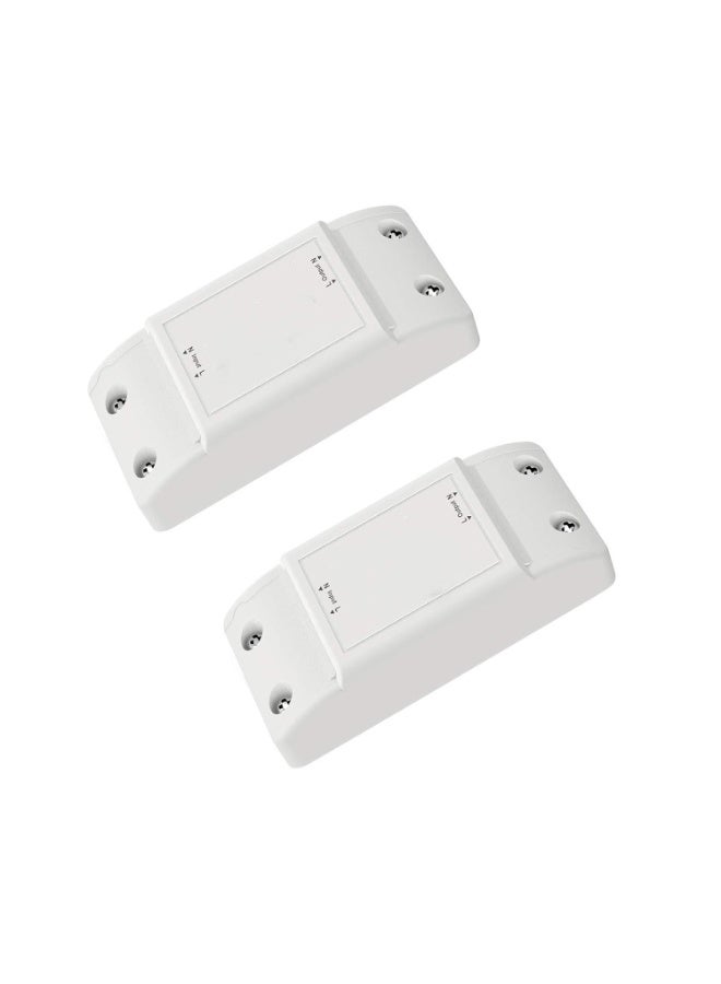 BASICR4 10A Smart WiFi Wireless Light Switch, Universal DIY Module for Smart Home Automation Solution, Works with Alexa & Google Home, 2.4GHz WiFi Required - Image 1