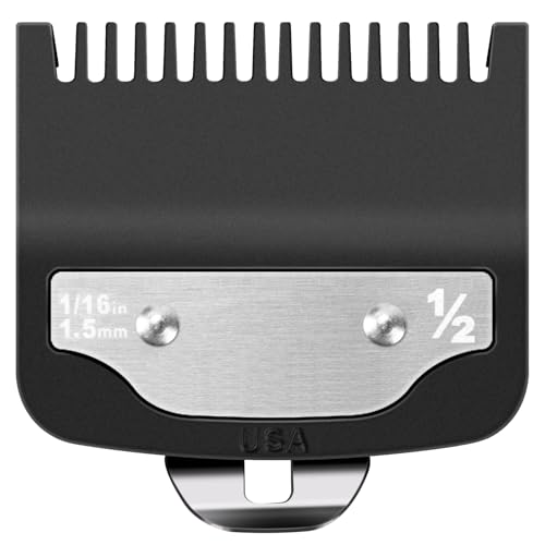 HCLSY Replacement for Wahl Clipper Guards Set, Compatible with Wahl 1/2 Clipper Guard, 1/16"1.5mm Metal Hair Clipper Guards Set for Professional Stylists and Barbers - Image 5