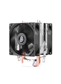 Desktop Computer Double Copper Tube CPU Radiator Super Quiet Without Light 3-pin Double Fan