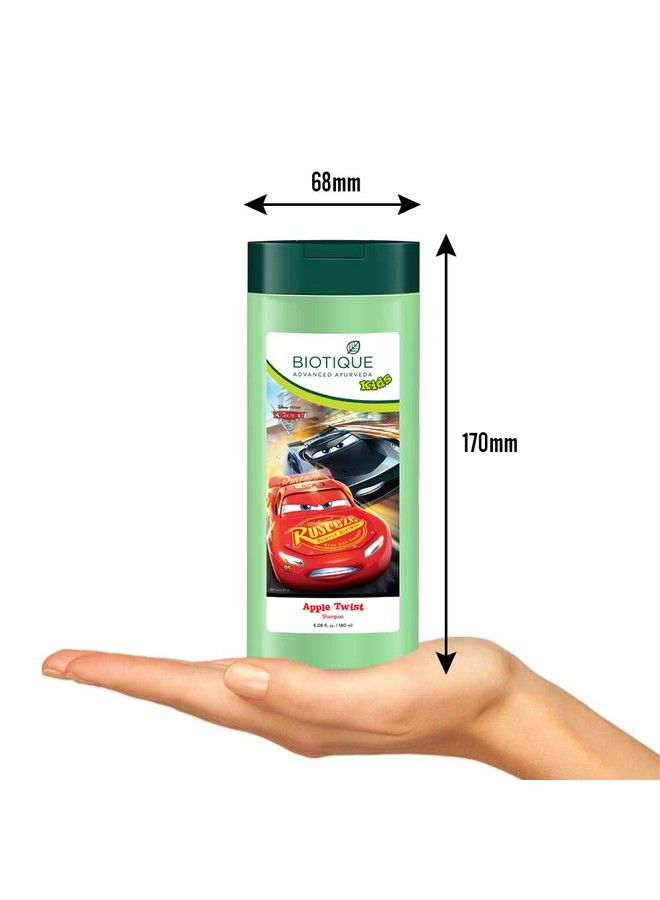 Biotique Bio Apple Twist Shampoo For Disney Kids 180Ml (Pack Of 2) - Image 4