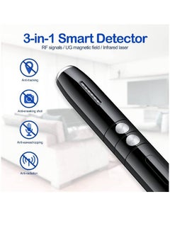 GENNEXT Hidden Camera Detector Anti Spy Detector Hidden Devices Spy Camera Bug RF Listening Device Car GPS Tracker Detector 5 Levels Sensitivity Use For Home Office Travel Car  - Image 3