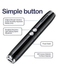GENNEXT Hidden Camera Detector Anti Spy Detector Hidden Devices Spy Camera Bug RF Listening Device Car GPS Tracker Detector 5 Levels Sensitivity Use For Home Office Travel Car  - Image 5