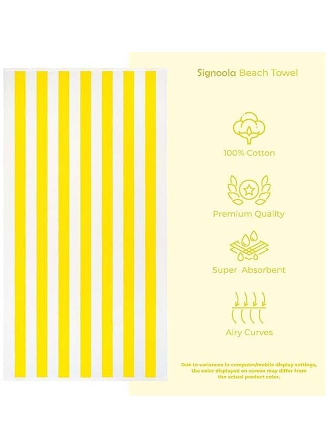سيجنولا منشفة شاطئ مخططة 4 قطع - Image 2