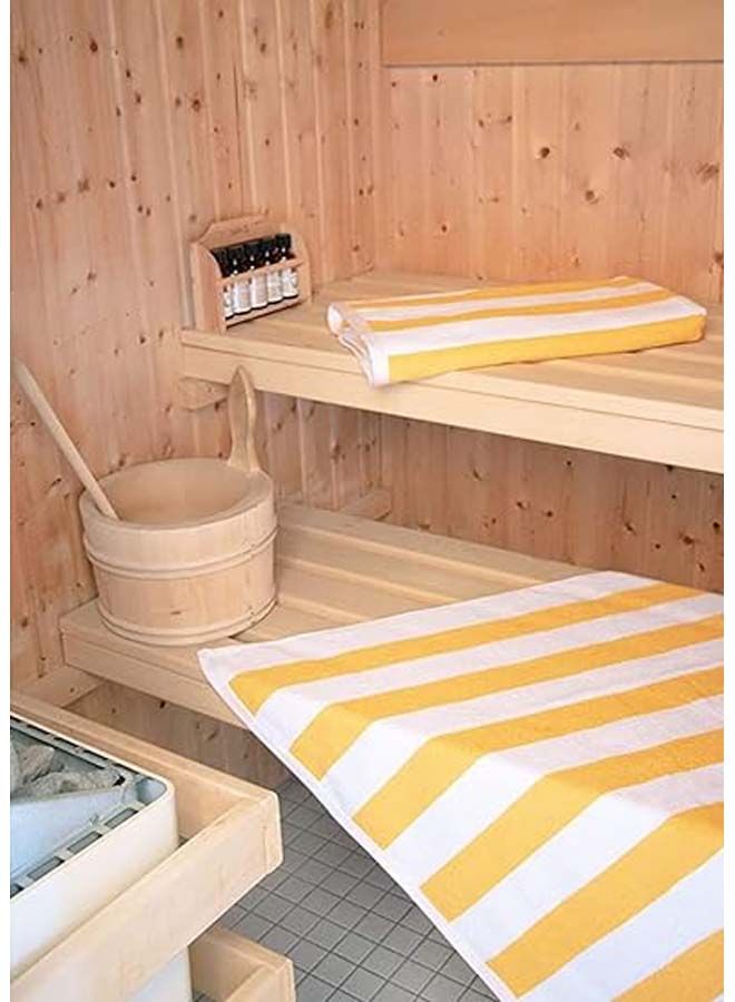 سيجنولا منشفة شاطئ مخططة 4 قطع - Image 5