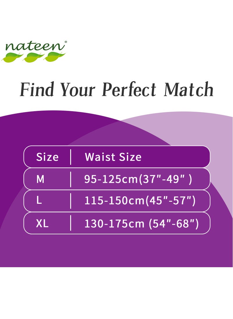 nateen Super Ultra Incontinence Adult Diaper, X-Large,Waist Size 130-175cm,20 Count Adult Diapers,Disposable Underwear for Men&Women,Briefs with Maximum Absorbency, Leak Protection-4800ml Absorbency.  - Image 5
