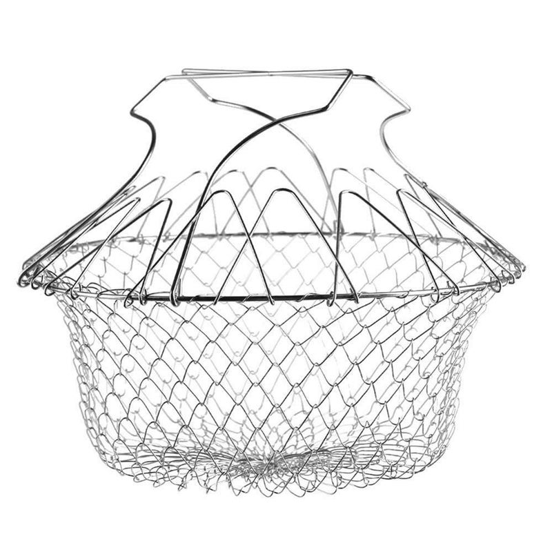 IVAR Stainless Steel Folding Fried Basket - Image 2