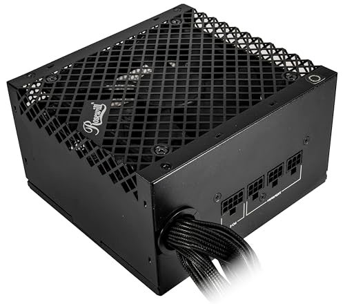Rosewill VSB 850W 80+ Bronze, ATX 3.0 & 3.1 Compatible, Semi-Modular Power Supply, PCIe 5.1 12V-2x6 Connector, 105°C/221°F Japanese Capacitor, 120mm ICB Silent Fan - 5 Year Warranty - Image 4