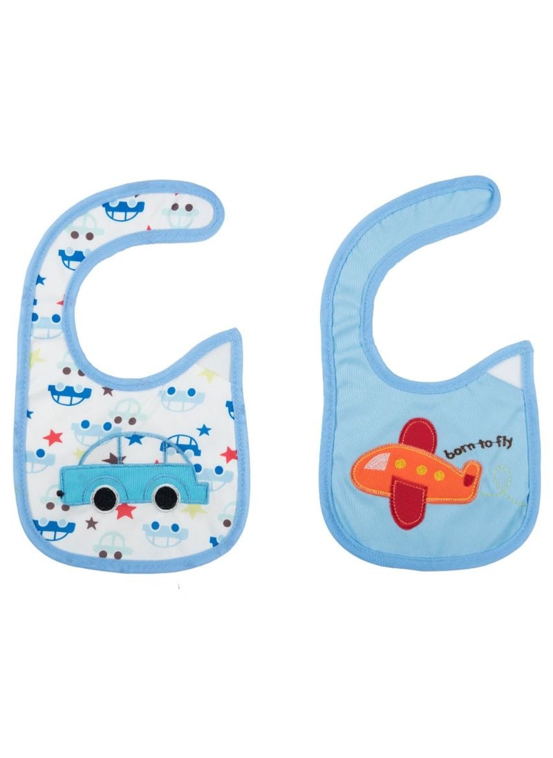 Little Angel - Baby Boys Car Print Cotton Bib - Pack of 2 - pzsku/Z2783CD709D060A6BD94DZ/45/_/1664554090/e5ee884b-c5fa-4f3c-9196-04e00e830975