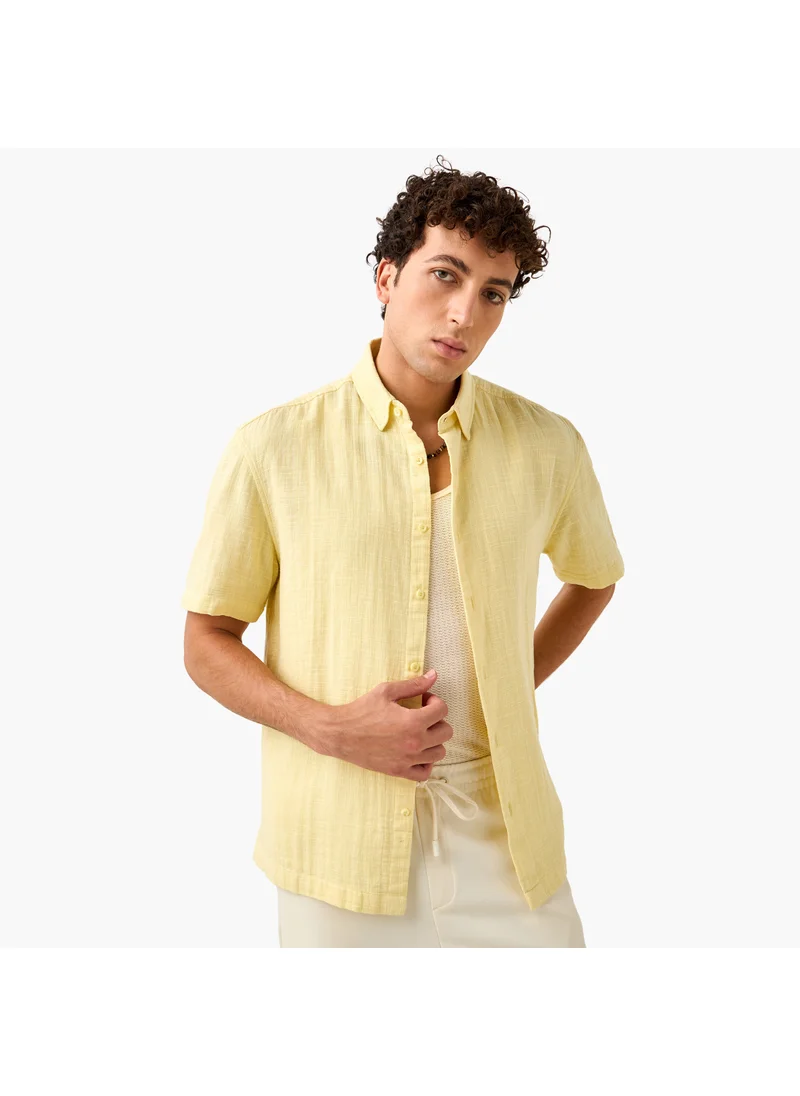 ايكونيك Iconic Textured Gauze Shirt