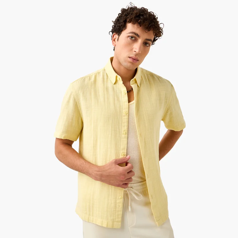 Iconic Textured Gauze Shirt
