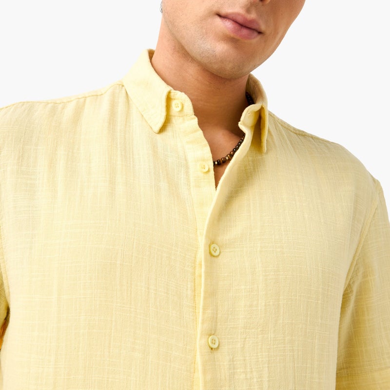 ايكونيك قميص شاش بأيقونة نسيجية - Image 4