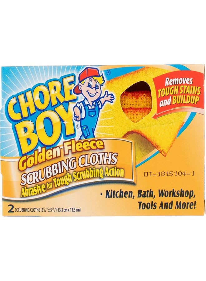 Chore Boy Golden Fleece Scrubbing Cloth, 2 ct-2 pk - Image 1