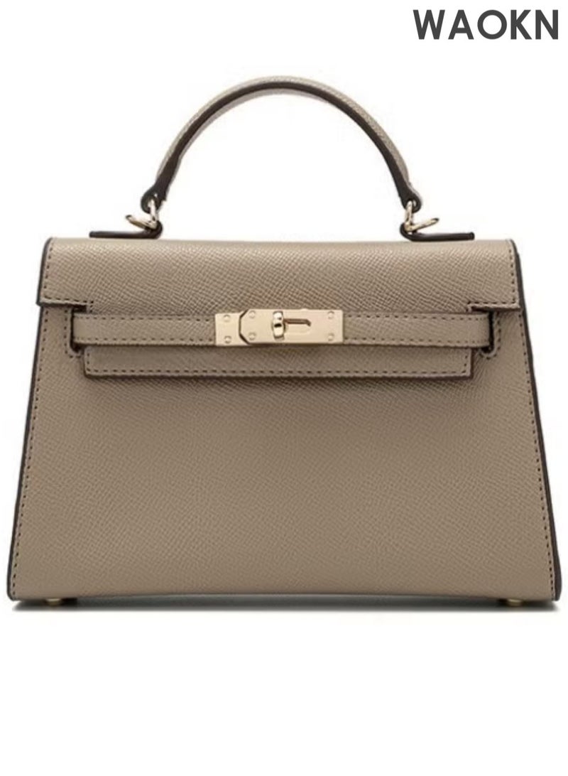 WAOKN Women's New Trendy Shoulder Bag, Ladies Fashionable and Versatile Solid Color Crossbody Bag Sling Bag Side Bag, PU Leather Tote Bag Handbag Clutch Bag Carrying Bag - Image 1