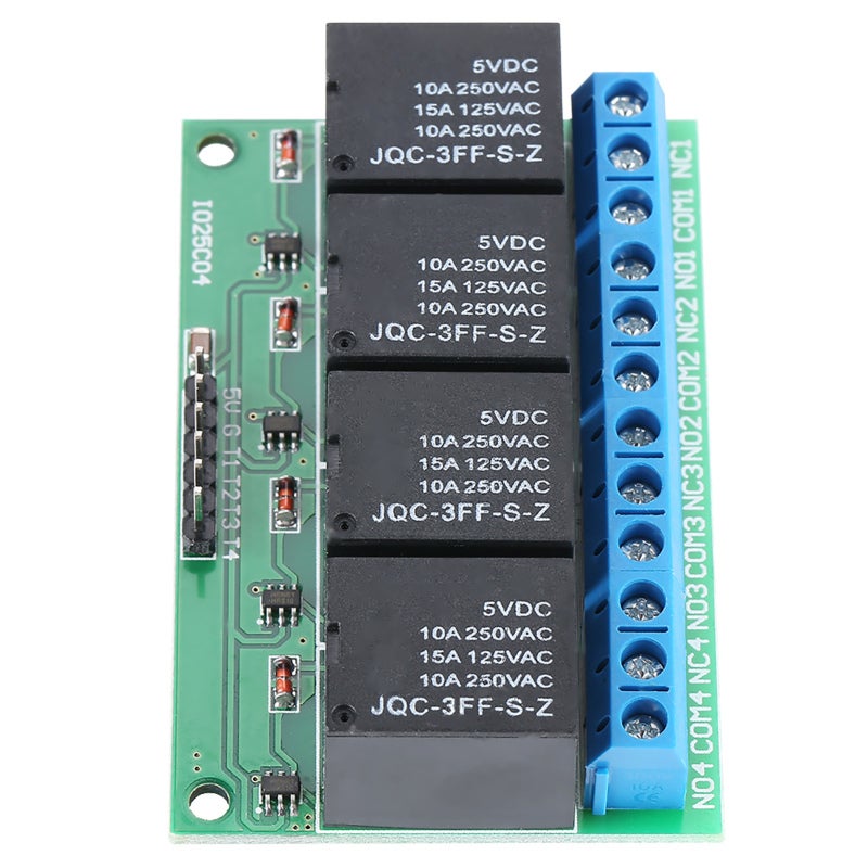 Tongling 4 Channel Flip-Flop Latch Relay: DC 5V Low Pulse Trigger Module - Bistable Self-Locking Design for Automotive Electronics, Smart Home, MCU Development Boards - Image 5