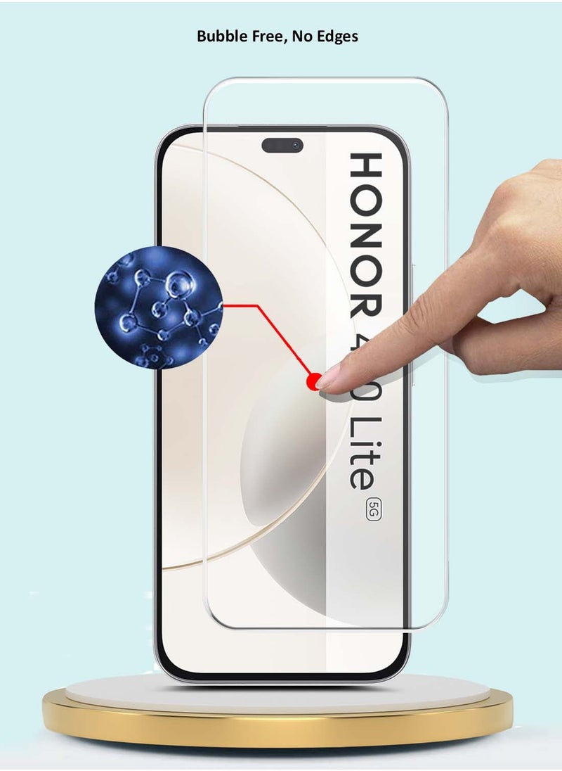 GMAX Honor 400 Lite 5G 2025 GMAX Premium Series Curved Edges 9H 2.5D Tempered Glass Screen Protector - Clear  - Image 5