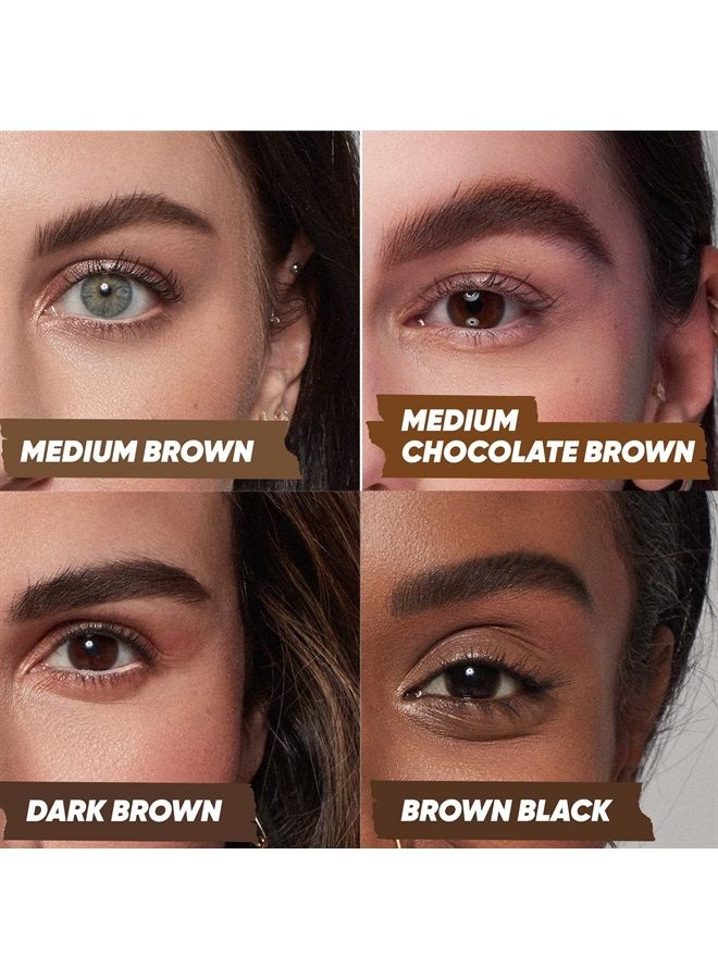 Kosas Brow Pop | Longwear, Dual-Action Defining Pencil, (Dark Brown) - Image 1